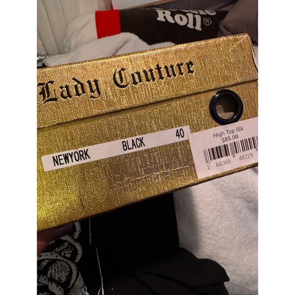 Coach Women's black grey Signature Ray Outline High Top Fashion Sneaker size 6B - Picture 15 of 15